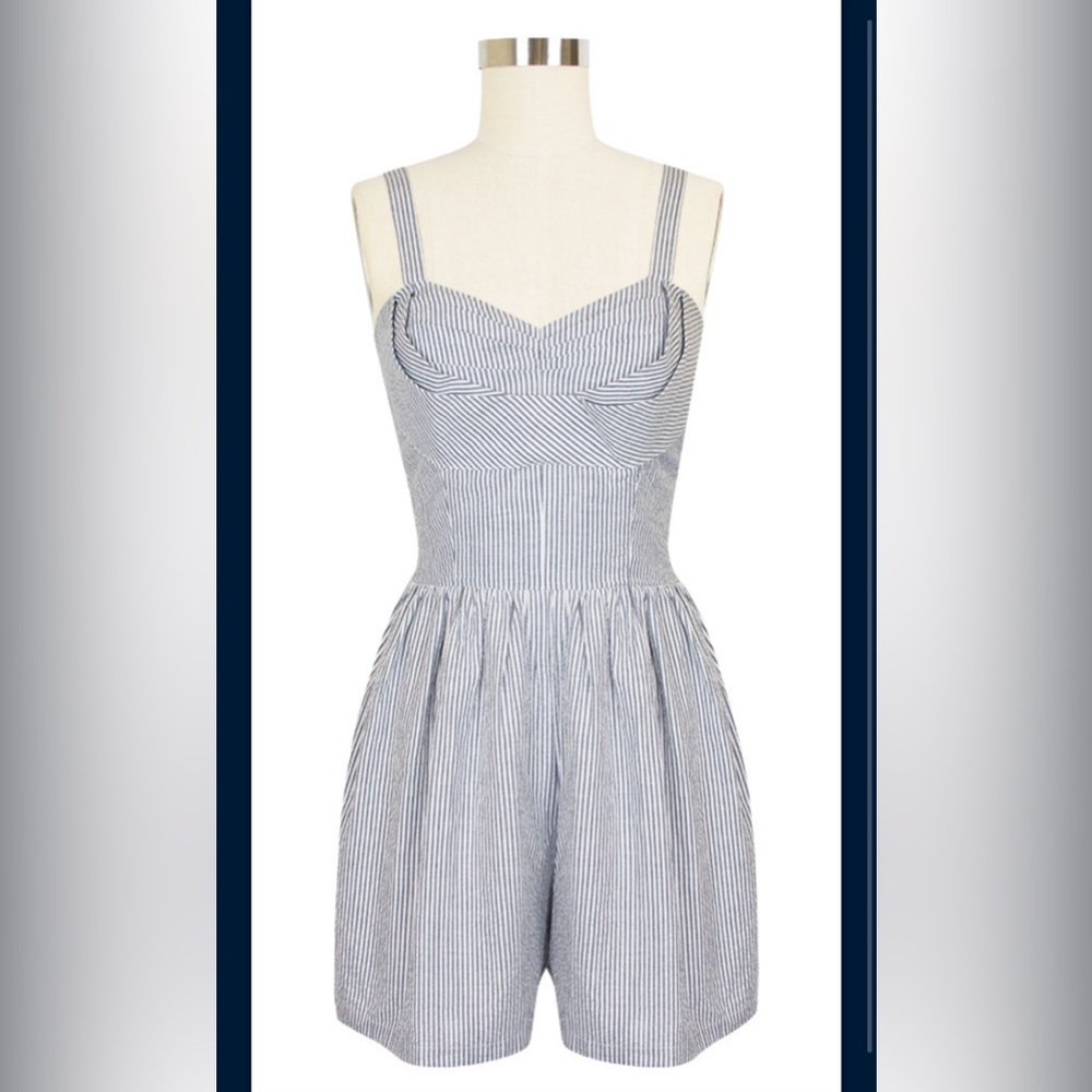 Trashy Diva Seersucker Romper size 10